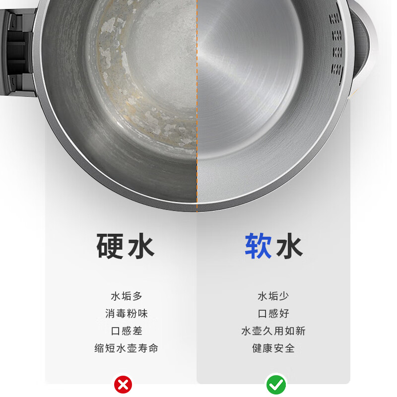 扬子大流量阻水垢水碱无盐软水机全屋中央净水器家用不锈钢直饮超滤净水机厨下式自来水前置过滤器 5吨/1寸万向【顶配特厚阻垢软水款】 304不锈钢 接口PPR版