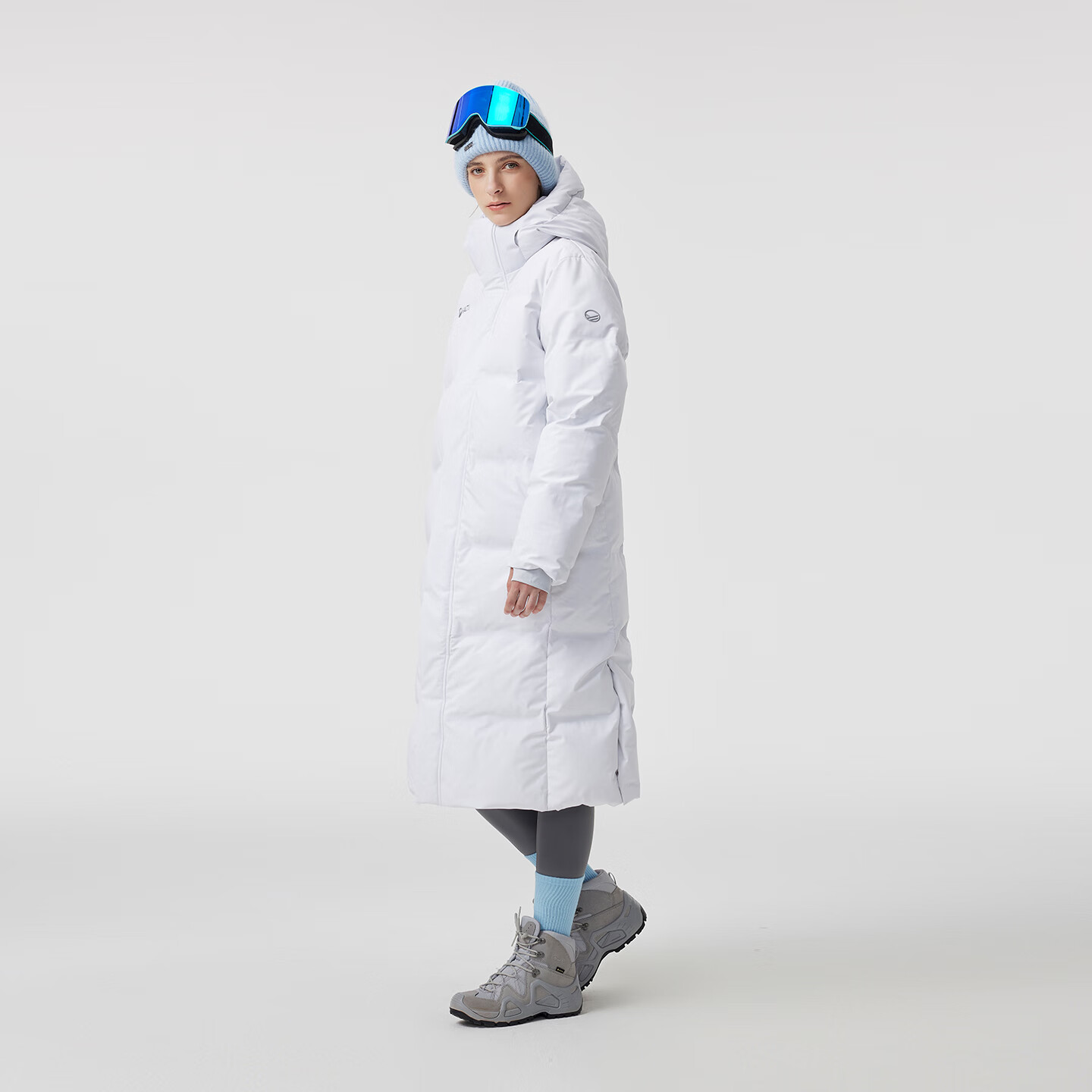 HALTI哈尔迪羽绒服男女同款中长款95鹅绒运动户外冬季新款外套708S 陨石黑 S 165/84A