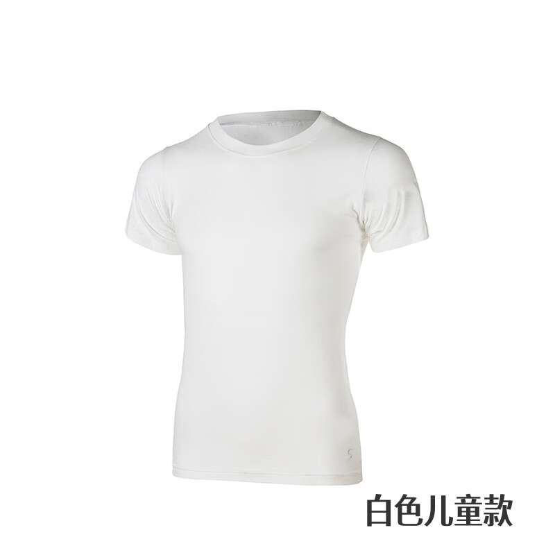 三沙(Sansha)/三沙兒童舞蹈服 男孩練功短袖舞蹈服男士芭蕾基訓(xùn)T恤衫 白色兒童款 XS