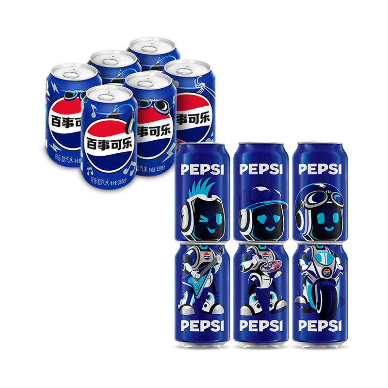 ���¿��� Pepsi ̼������ 330ml*6�� ���� (���ϰ�װ�������) ���³�Ʒ 12.9Ԫ