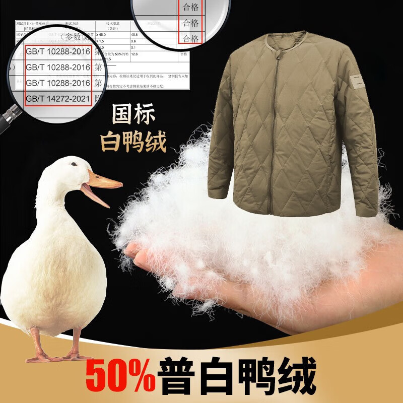 厂际华19边F防巡逻防寒服绒衣裤19边防巡逻棉衣裤寒区棉袄保暖绒衣 羽绒马甲 190-112适合200斤以上