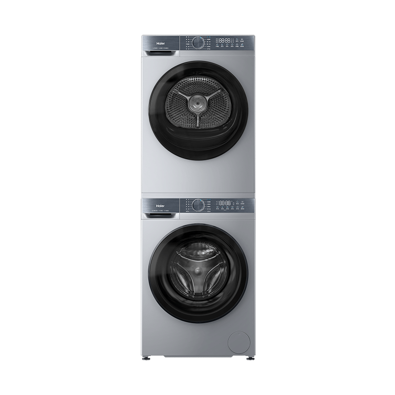 Haier/���� ��ɫ 10kg ϴ����װ XQG100-25JS+GA100-25JS  3919.43Ԫ