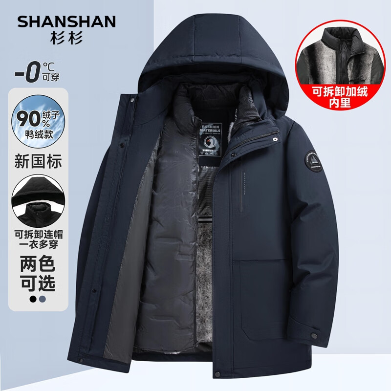 SHANSHANɼɼ һ���������޷� ��ʿ��ů���� ����ɫ 2XL/185    239Ԫ(����ȯ)