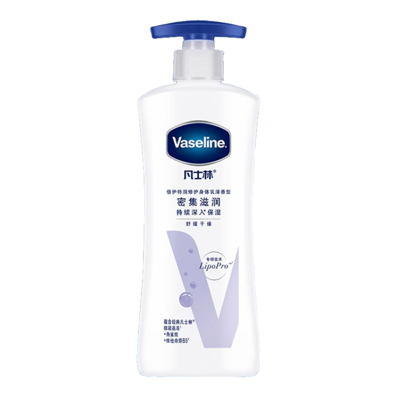 凡士林身体乳大白罐400ml密集修护滋润 补水保湿持久留香 男女士通用