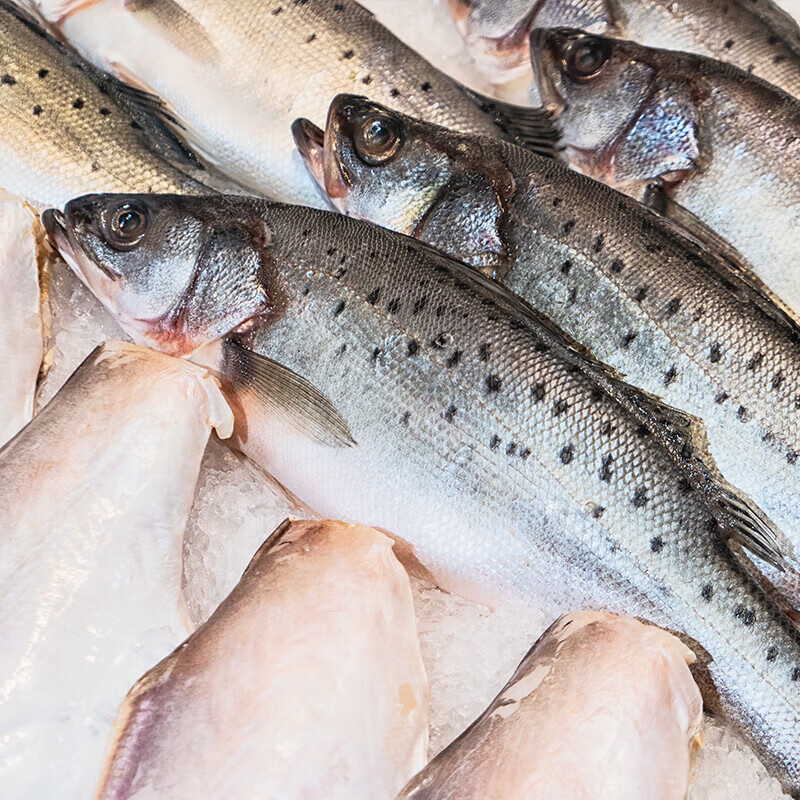 十里馋三去开背海鲈鱼3斤3条 去鳞去腮去内脏 国产免处理生鲜鱼类海鲈鱼 三去即烹 400g-450g*3条装 【无抗生素开背免处理】