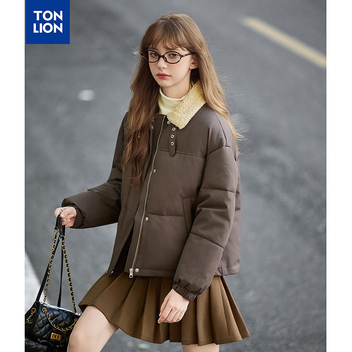 ��ʨ��TonLion��2025��Ů��������ë���Ӷ̿����� 235.91Ԫ