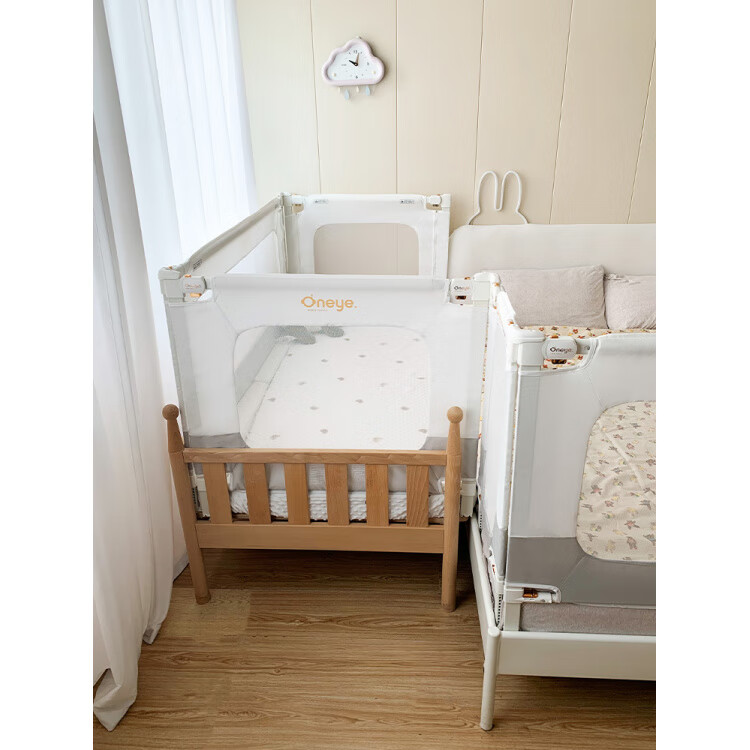 丸丫床围栏定制宝宝防摔防护栏婴儿小床拼接床挡板儿童床护栏加高 其余尺寸支持定制，联系客服哦 60厘米