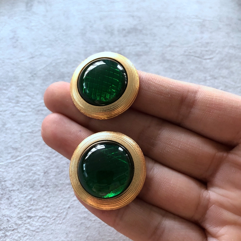 【七夕礼物】莫奈中古首饰 中古银针耳钉monet打标古董首饰西洋复古