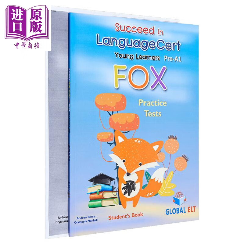 Succeed in LanguageCert Young Learners Fox CEFR Pre-A1 Practice Tests 朗思少儿英语考试练习套装教辅书含答案