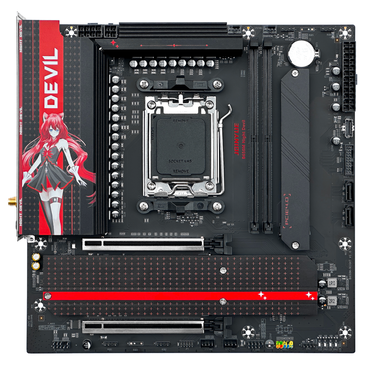 精粤 B650M NIGHT DEVIL DDR5 图 4