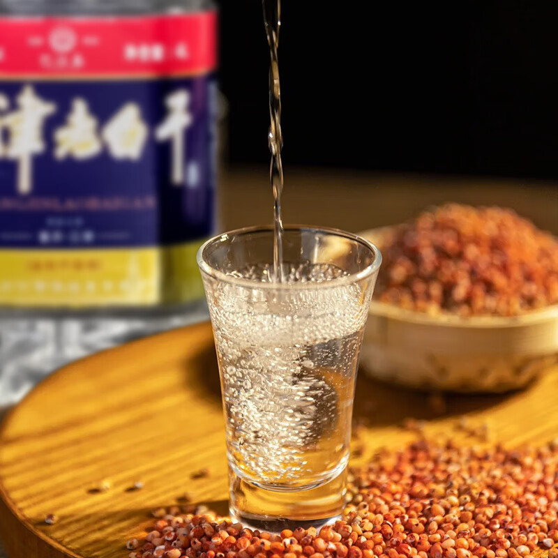 巴江春江津老白干金标【中秋送长辈】60度清香型 纯粮食泡药推荐白酒 60度 4L 1桶