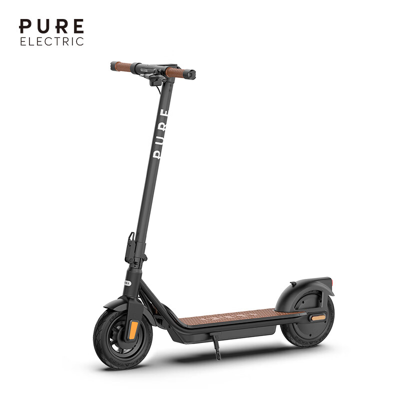 佩尚Pure Electric电动滑板车成人便携高续航折叠式二轮大人代步车 PURE AIR4 PRO 暗夜黑浅棕