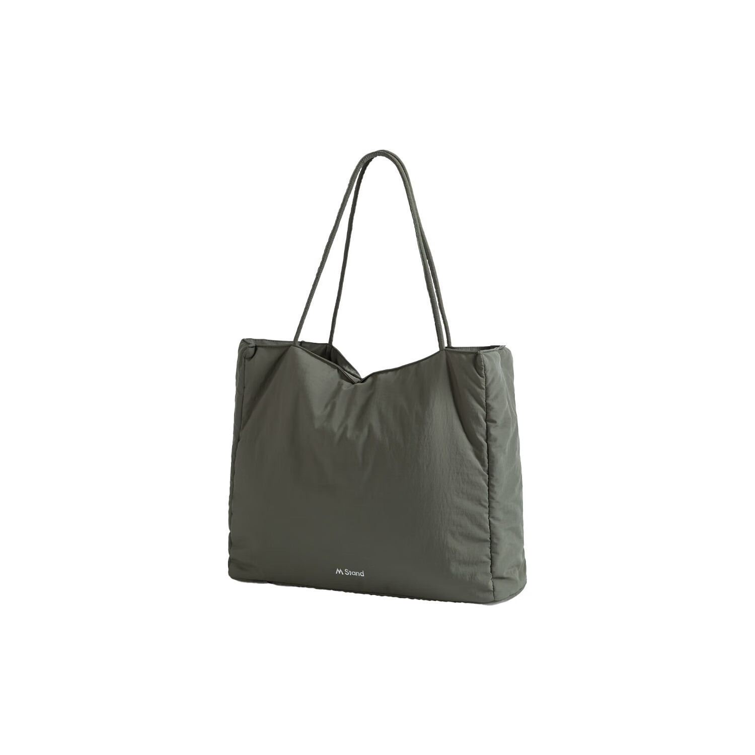 M STAND新品 加厚托特包收纳大容量潮玩男女mstand周边 绿色