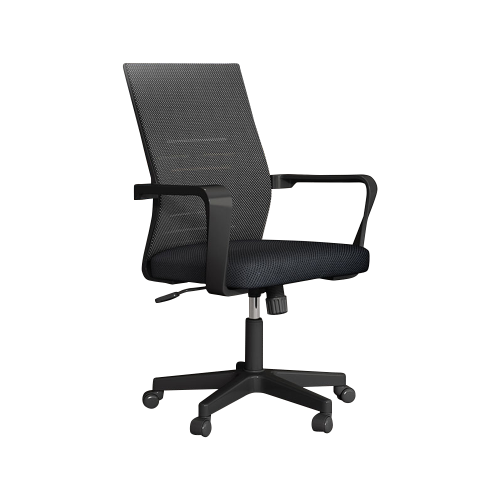 邁亞家具會議椅辦公椅弓形職員電腦椅家用升降轉(zhuǎn)椅網(wǎng)椅透氣會議室會議椅子 【弓形腳】大氣黑-鋼制腳