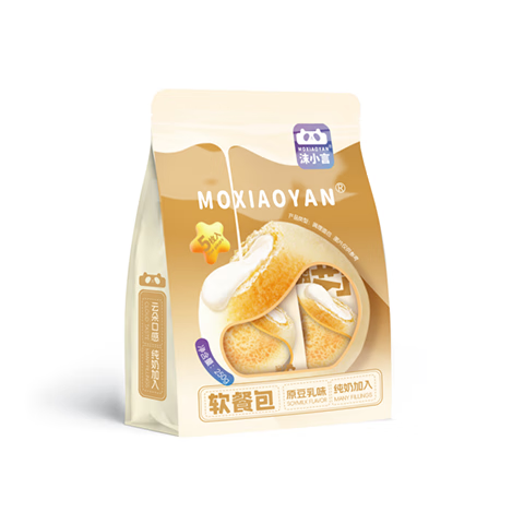 试用 沫小言 豆乳餐包250g，3首单 会场，找到下单1.95 - 线报酷