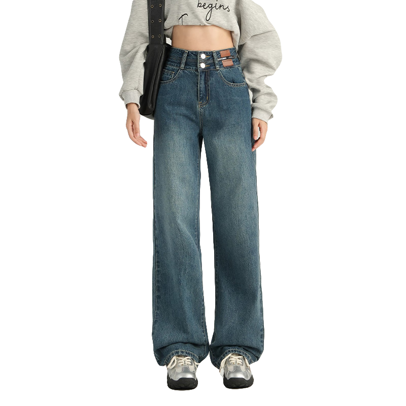 ���ڲ�����MJ STYLEţ�п�Ů��2025�ﶬ�¿�������ȿ�խ�����ݰٴ�Ů���� ������ L 157.12Ԫ��2��(��78.56Ԫ/��)