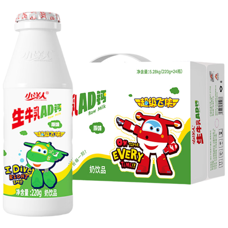 С������ ţ��AD���� ԭζ������Ʒ 220g*24ƿ 129.56Ԫ(����ȯ�����׹�����32.39Ԫ/��)