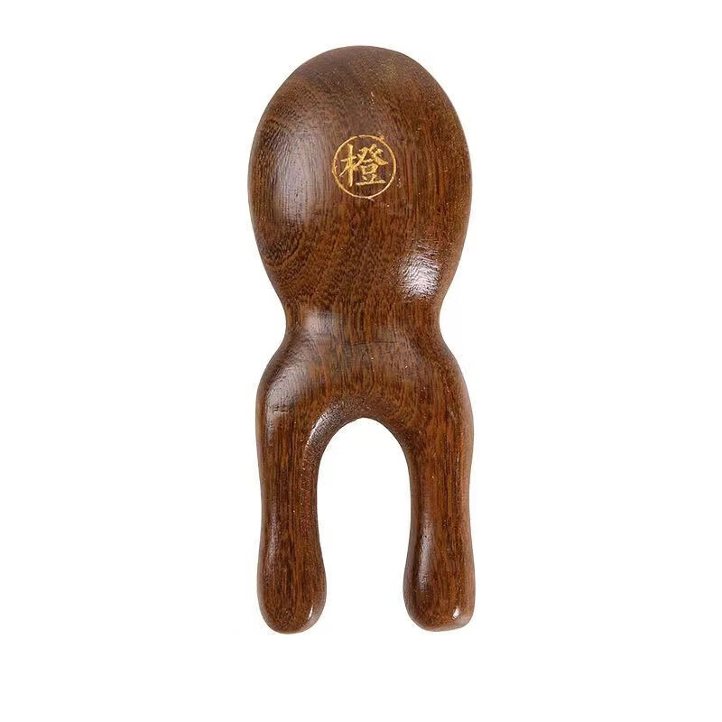 通用眼睛按摩棒【护眼利器】眼周按摩小青蛙金丝檀木按摩梳子宽齿便携 【护眼利器】小青蛙按摩梳1个