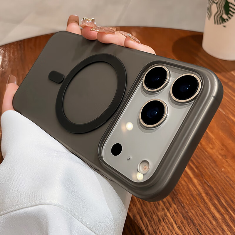 穹燃超薄磨砂适用苹果17promax手机壳新款磁吸iPhone17air全包硅胶防摔保护套简约男女散热外壳防指纹 【透灰】超薄微砂不留指纹magsafe磁吸 iphone 17 Air