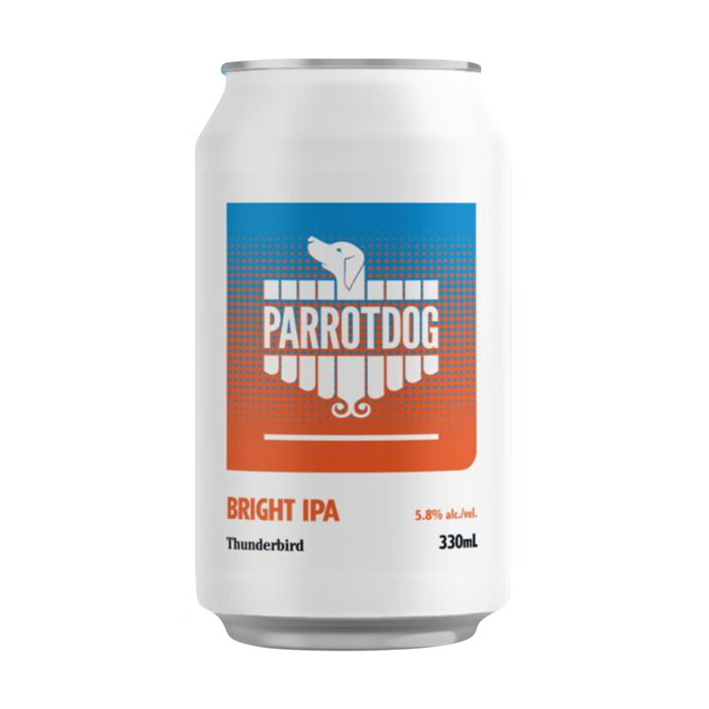 鹦鹉犬新西兰进口鸟瞳/酷毙IPA/黄雀浑浊IPA精酿啤酒330ml 雷鸟明亮IPA 330mL 1罐