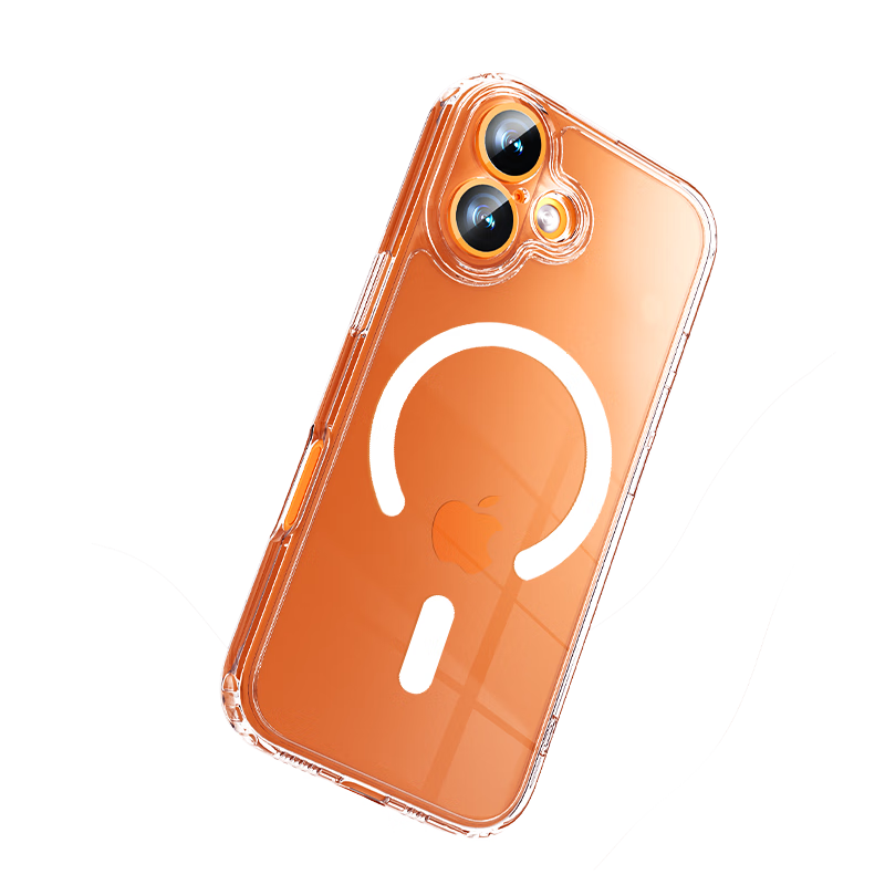 京东京造【超强防摔|磁吸冰透】iPhone17 手机壳磁吸苹果17 保护套透明磁吸防摔MagSafe充电新款