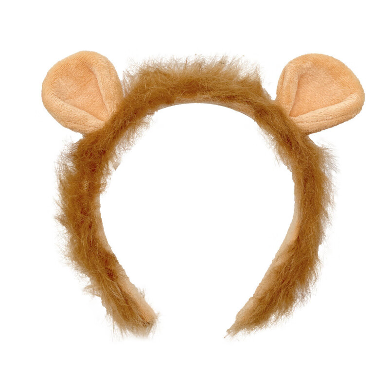 可爱狮子头饰毛绒小狮子发箍卡通动物头箍搞怪发卡