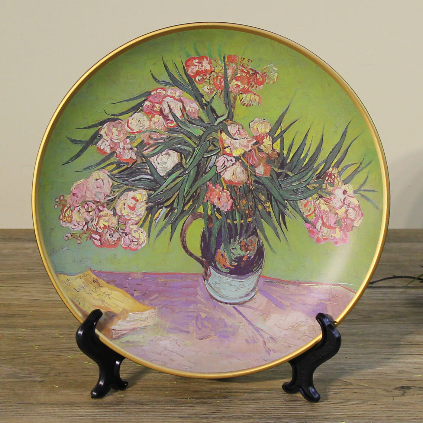 蒂拉 美式乡村陶瓷装饰盘子摆件摆盘看盘客厅样板房玄关装饰品摆设