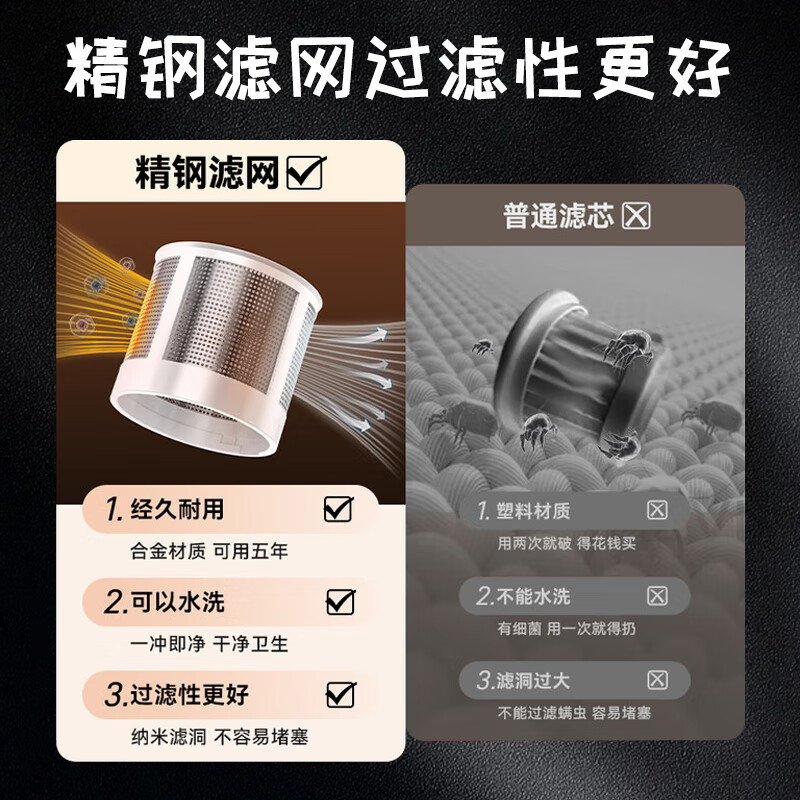 育米吸尘器吸拖一体机手持无线2025新款家用洗地机除尘除螨吸猫毛狗毛宠物地毯卧室大吸力洗拖地二合一 【德系电机】旗舰升级200000pa大吸力+全家桶