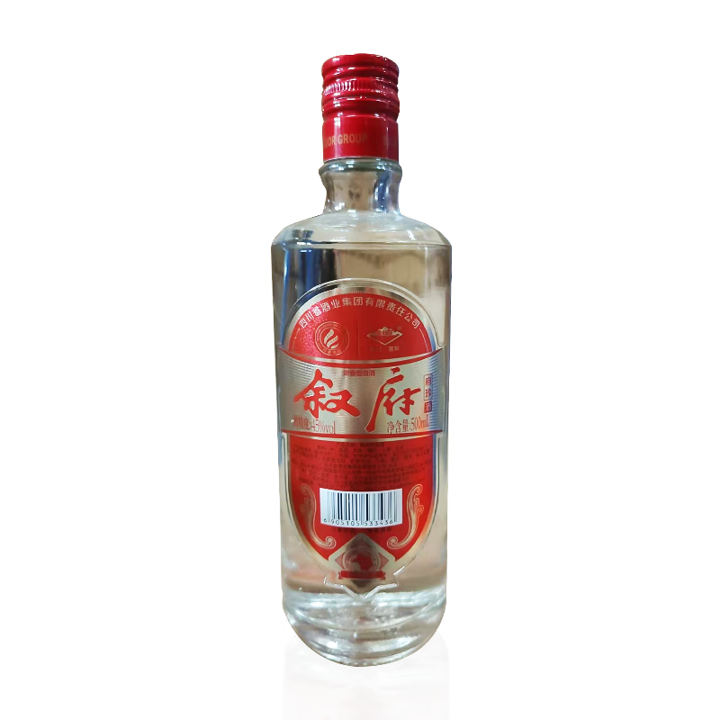 叙府酒 五粮浓香型白酒 商务宴请 收藏送礼 国产白酒 45度 500mL 1瓶 府珍(红)