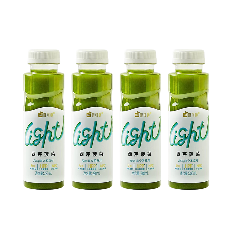 Ψ�������۲���100%HPP������¸�������֭ ��ե�۲�֭ �߲�֭280ml*4ƿ