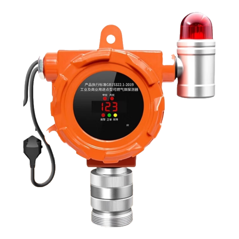 立可安燃?xì)鈭?bào)警器商用餐飲煤氣泄漏液化氣丙烷工業(yè)可燃?xì)鈭?bào)警自動(dòng)切斷閥 3C新國標(biāo)鋁合金商用燃?xì)鈭?bào)警器
