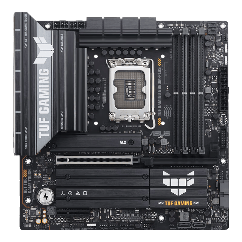华硕TUF GAMING B860M-PLUS WIFI 电竞特工重炮手系列主板 支持 CPU285K/265K/265KF 【重炮手WIFI】B860M