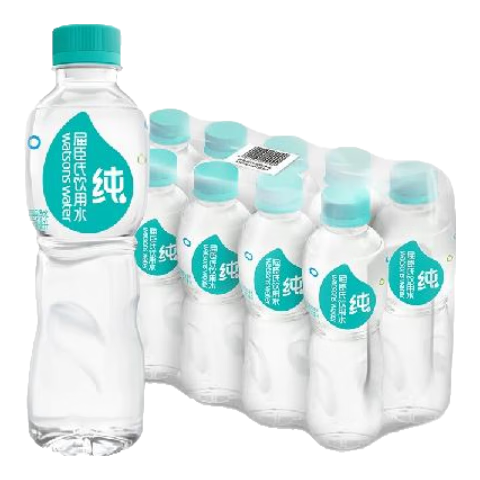 屈臣氏饮用纯净水 五重净化  会议用水  方便携带 370ml*10瓶