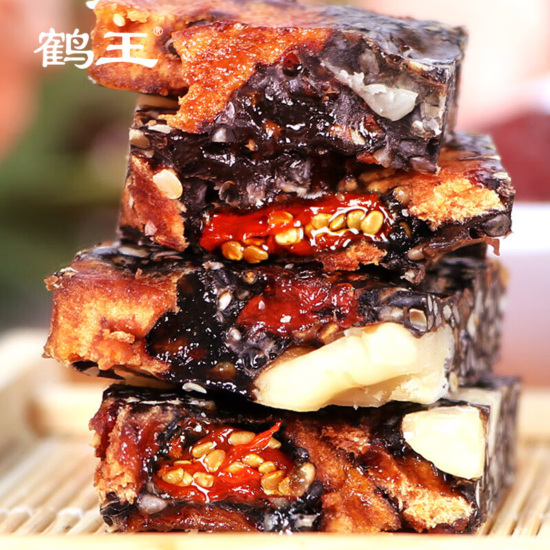 鶴王即食阿膠糕300g驢皮阿膠塊山東阿膠禮盒養氣血阿膠固元膏 枸杞型1盒【紙盒自用裝】300g