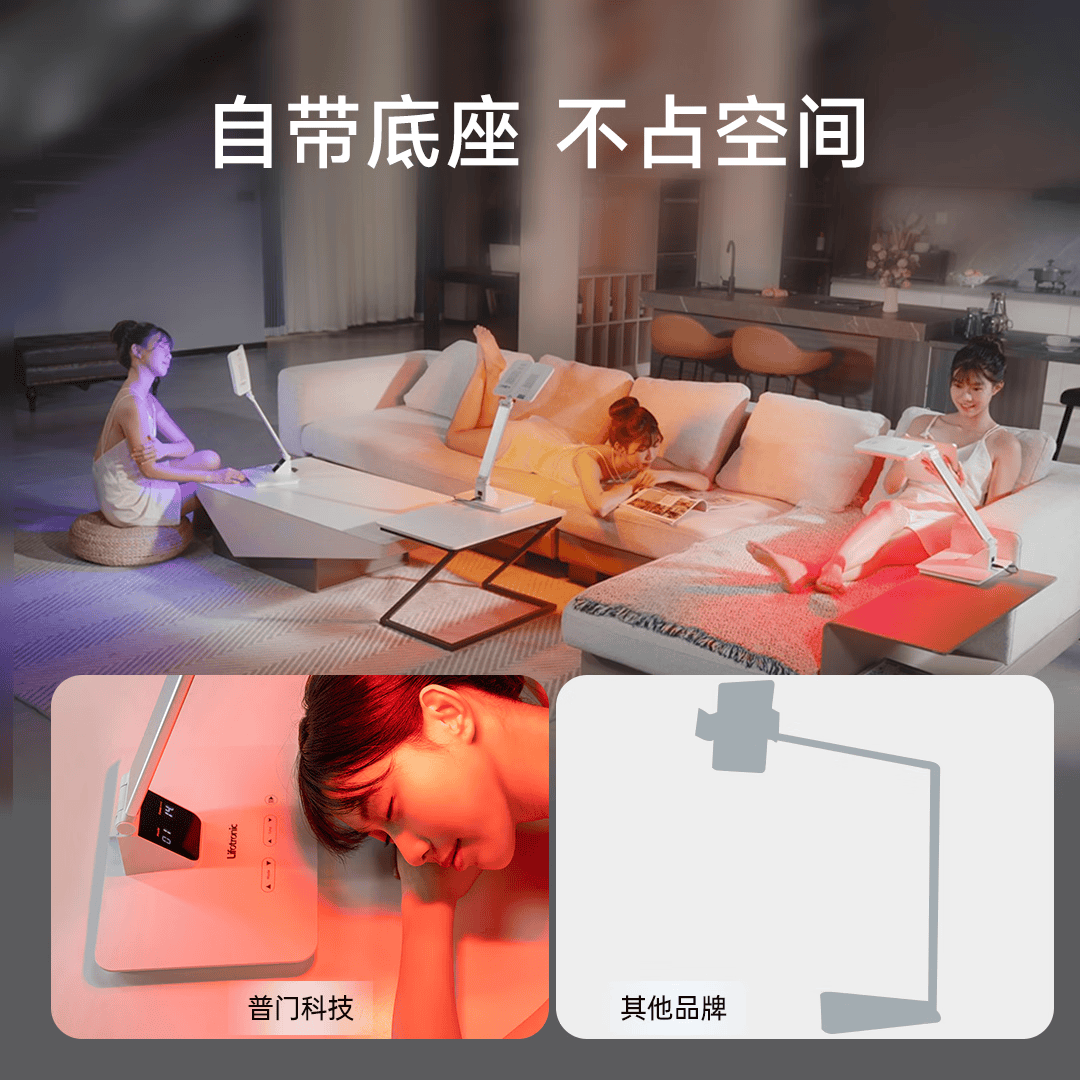 普门科技【15天可退】医用大排灯美容仪红蓝黄光子治疗仪面部全身消炎家用 光E医用经典版（三光/12模式）