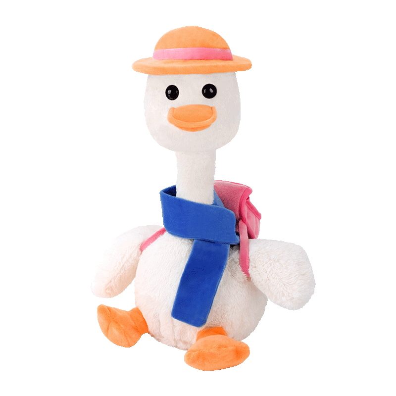 澳梦星复读鸭毛绒婴儿学说话玩具娃娃玩偶会说话的鸭子公仔宝宝生日礼物