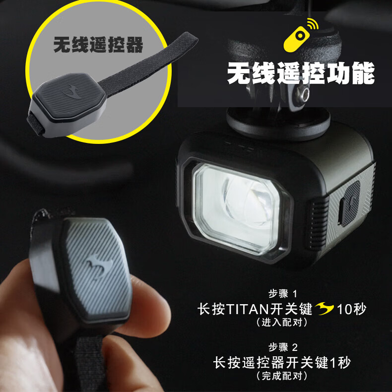 明升铂公路车山地车自行车夜骑灯吊装前灯防水无线充电支架码表车灯配件 MAX[1700流明]冰璃蓝