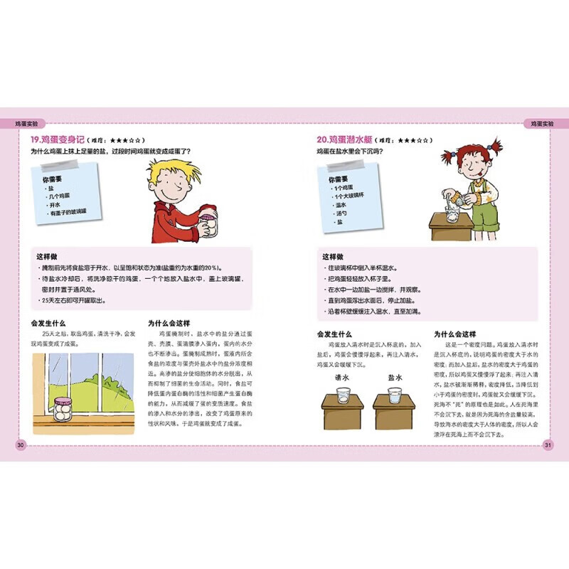 扫码看视频 非点读版】101个神奇的实验 生活实验科学实验(儿童科学科普启蒙书绘本书籍童书一年级 少儿百科全是十万个为什么幼儿图书故事百万百答） [6-10岁] 101个科学实验