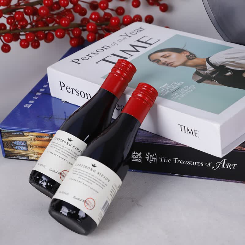 卡地朗智利进口红酒 西普乔伊13.5度ins微醺礼品 赤霞珠干红葡萄酒 【西普乔伊】1整箱/24瓶礼盒装 187ml