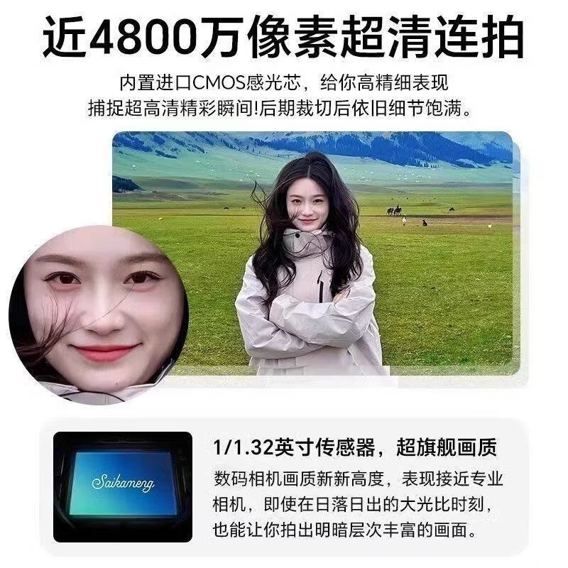其他家ccd数码相机翻转屏照相机拍立得学生党自拍旅游礼物生日送女朋友 白色【自拍翻转屏】正品复古CCD 只有相机（无赠品无卡-不能拍照）