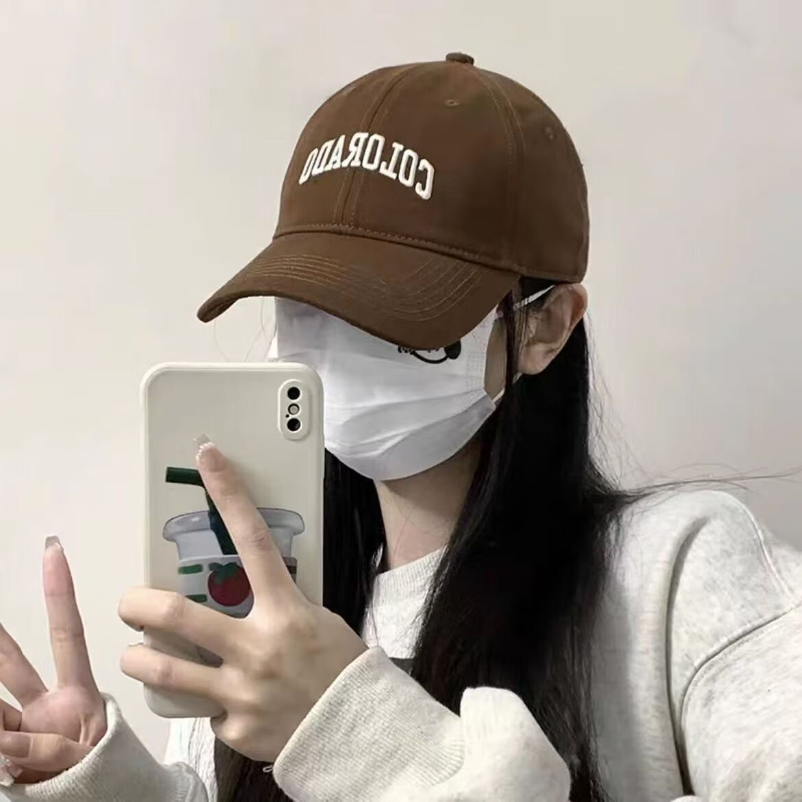 【精选直发】2025春夏季字母刺绣棒球帽男女士防晒太阳帽潮高尔夫 黑色 可调节