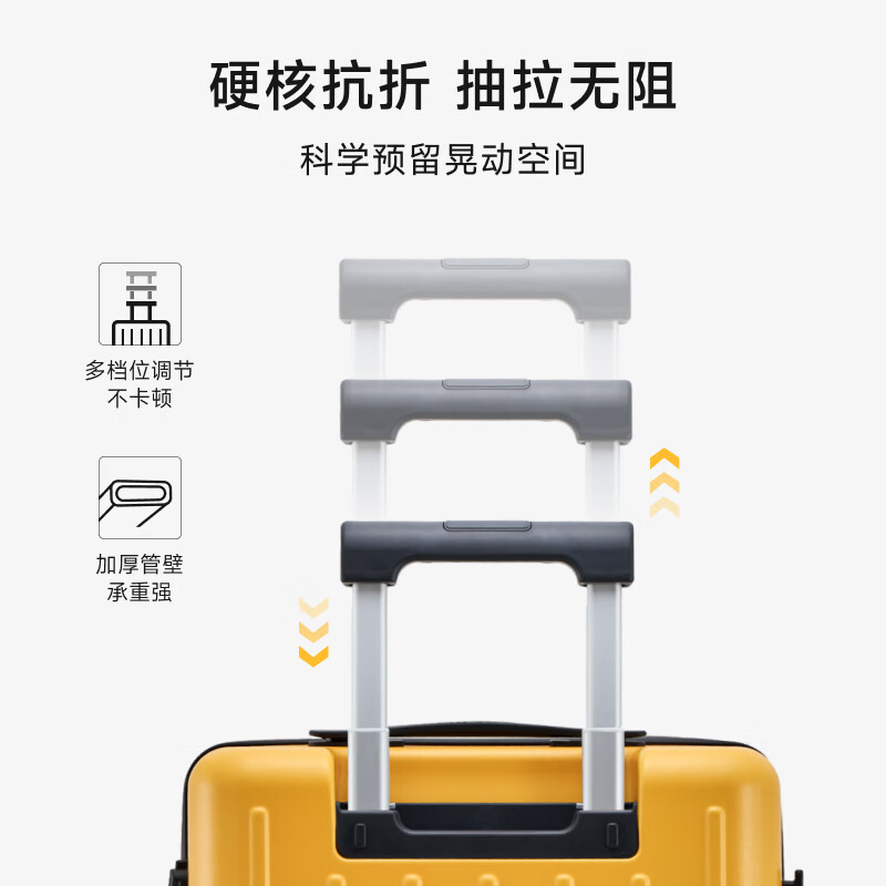 爱华仕(OIWAS)行李箱28英寸大容量长途旅行箱男拉杆箱女密码搬家皮箱子 黑色【轻便版】 28英寸