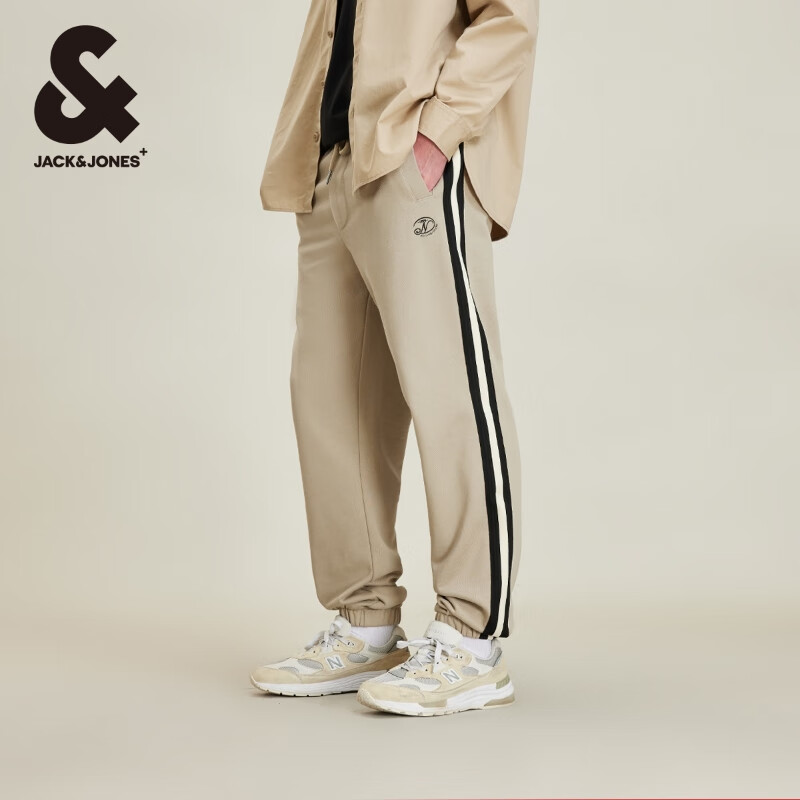 杰克·琼斯（JACK&JONES）男士运动休闲裤卫裤合集 22431D032卡其色 L 180