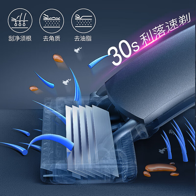 麦科多（mkodo）X1剃须刀手动刮胡刀套装礼盒装纪念日生日礼盒送男友男生 X1炫酷机甲礼盒/灰+礼袋（10件套）