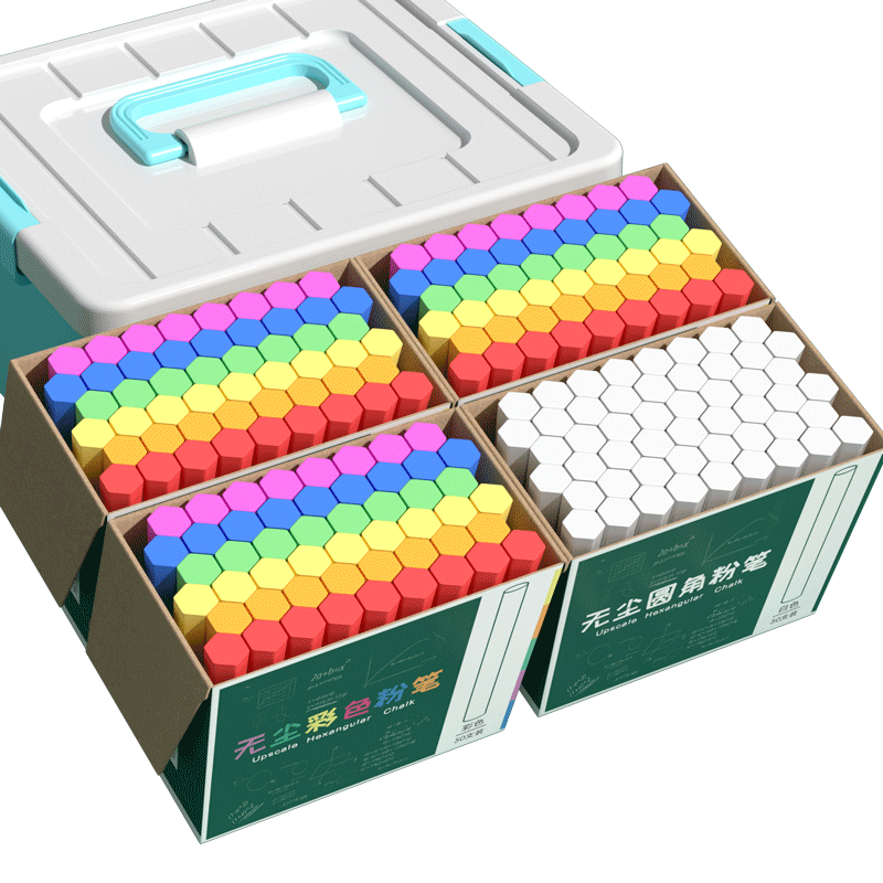 金值【全網(wǎng)低價】200支混色粉筆套裝無塵粉筆兒童家用黑板報專用幼兒園涂鴉教學教師專用開學季必備
