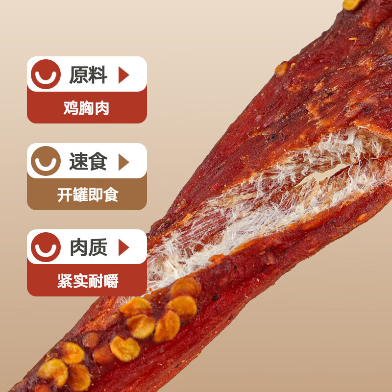 惠发风干鸡胸肉鸡肉干零食高蛋白即食健身鸡胸肉干 风干鸡胸肉干250g(五香味）