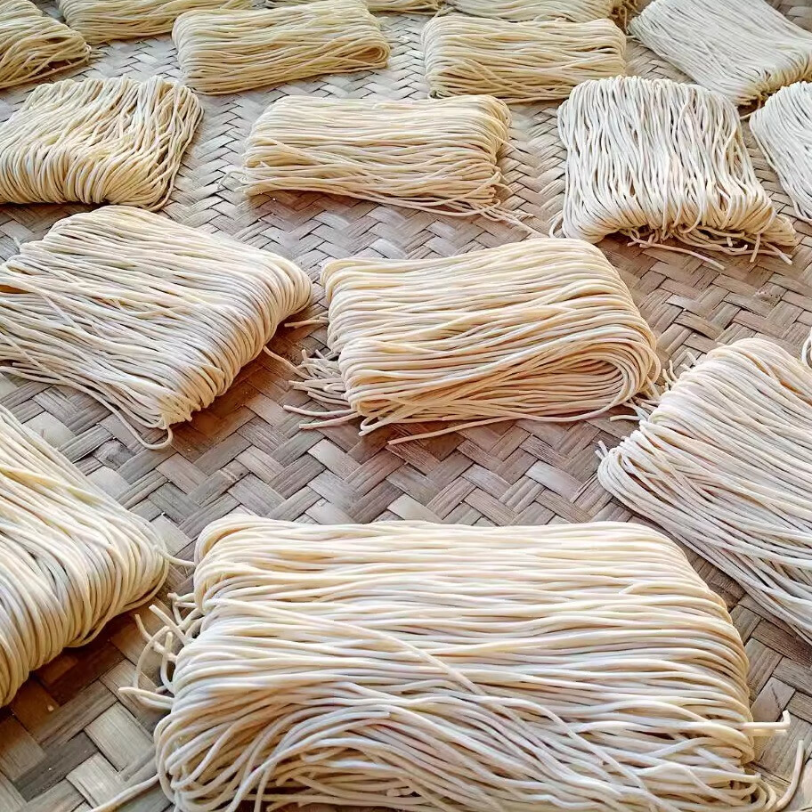 苦尽甘来 6斤包邮甘肃农家自制高筋和尚头挂面 面和尚头面面