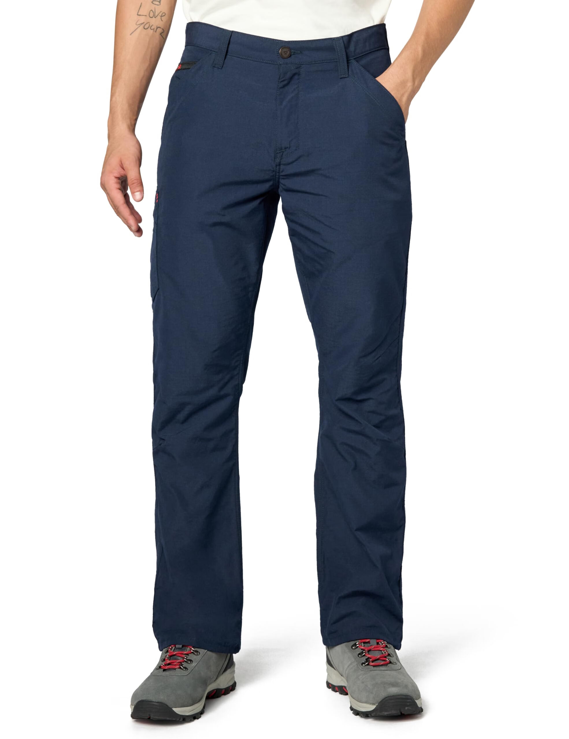 ARIAT 男式 MNS Fr M5 耐用防撕裂长裤 灰色, 海军蓝 海军蓝 38W x 30L