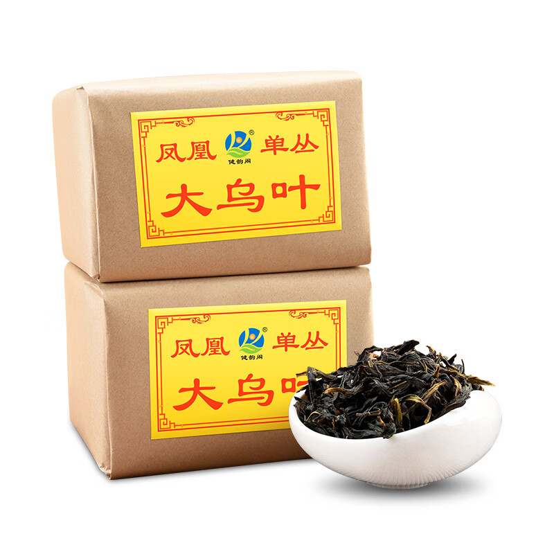 健韻閣新茶【大烏葉】春茶潮州鳳凰單叢茶花香鳳凰單叢茶單叢茶紙 清香型 500g
