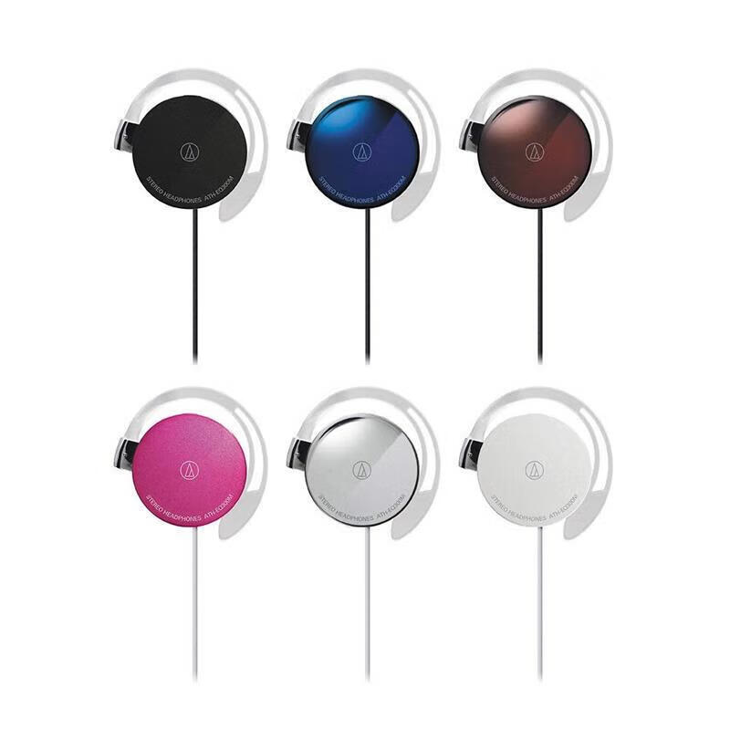 铁三角(Audio-technica)【日本直邮 日本发货】挂耳式耳机 挂耳式运动耳机 3.5mm插孔有线耳机 ATH-EQ300M【黑色】